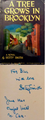 A Tree Grows in Brooklyn, Betty Smith, Rare Books, Books into Film, Signed Books, Bren-Books.com