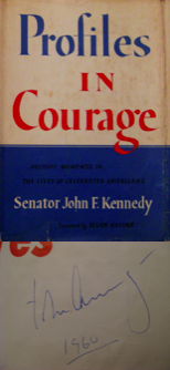 1st Edition, Rare Books, Signed Pamphlet, Bren-Books.com, Profiles in Courage, Pulitzer Prize, John F. Kennedy