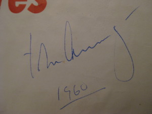 Profiles in Courage JFK 1st Ed Brochure Signature