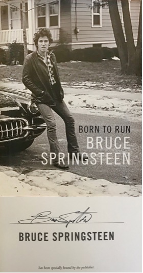 Bruce Springsteen, Born To Run, 1st Edition, Signed Book, Bren-Books.com, Rare Books